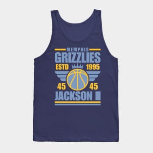 Memphis Grizzlies Jackson II 45 Basketball Retro Tank Top